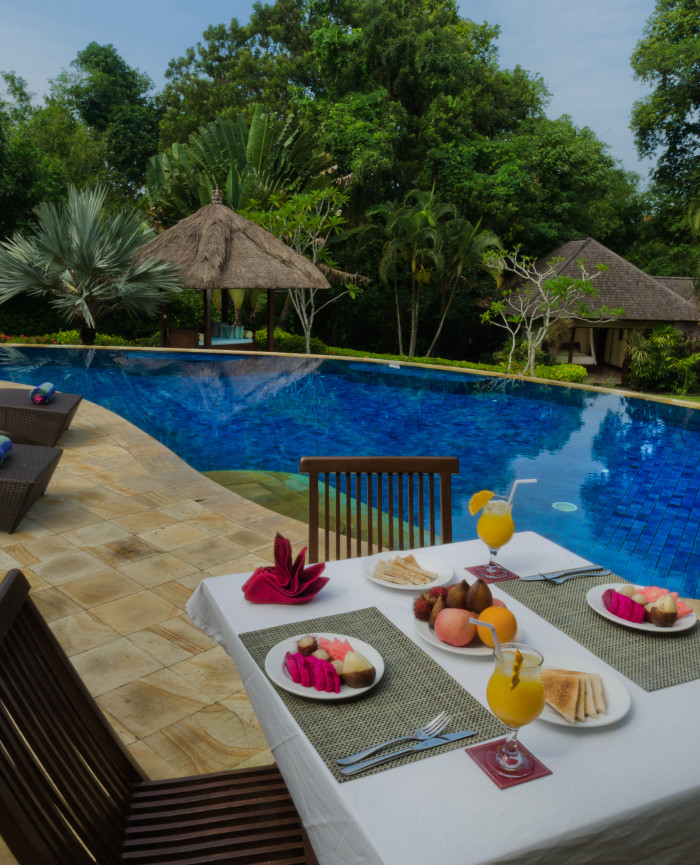 Dining at Villa Menari Bali